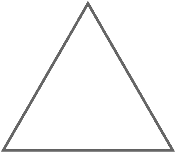 Best Photos of Triangle Shape Template - Equilateral Triangle ...