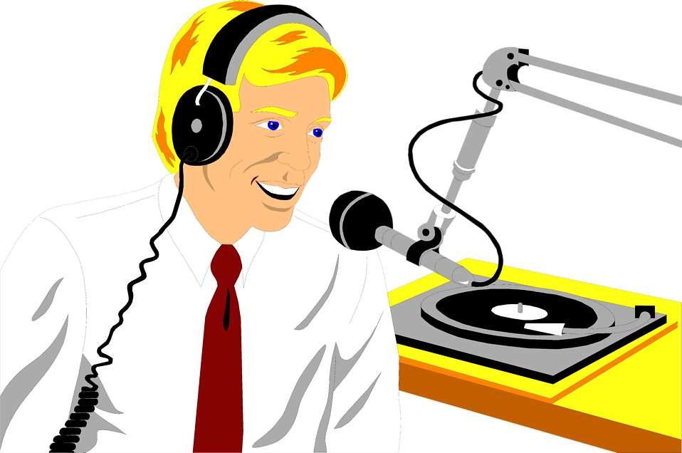 Dj | Free Stock Photo | Illustration of a radio disc jockey | # 9647