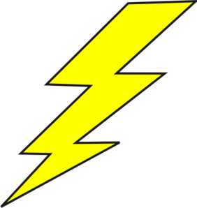Free lightning bolt clipart images