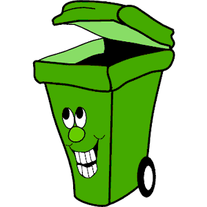 Trash can clipart free