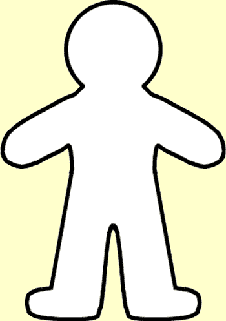 411 views Outline of person free clipart