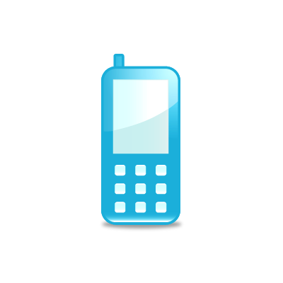 Mobile cell phone icon clipart