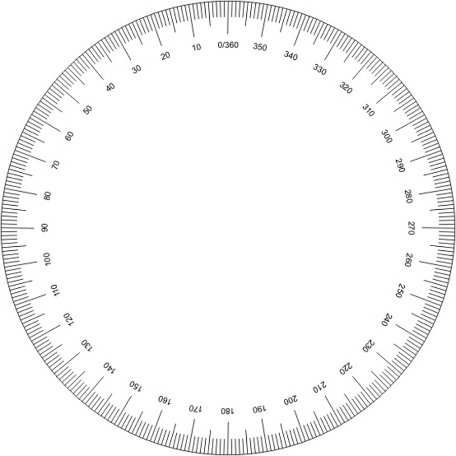 Printable Circle Protractor Clipart Best
