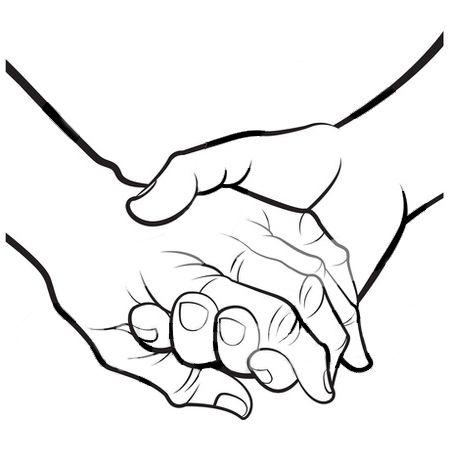 Hand Clipart Black And White - Tumundografico