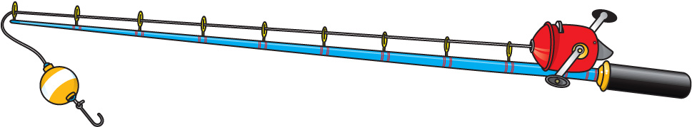 Fishing pole fishing rod clipart hostted image 2 - Clipartix