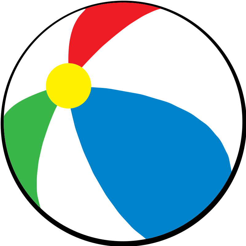 Beach Ball Template Free