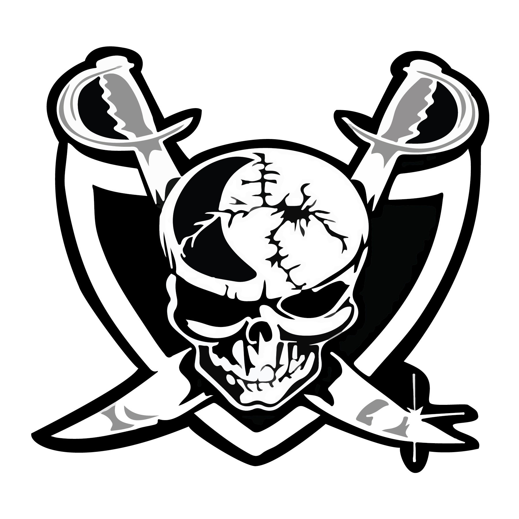 Skull Logo Football