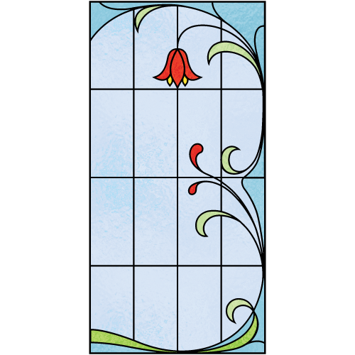Art Nouveau design 6B|Art Nouveau Design 6|Art Nouveau Stained ...