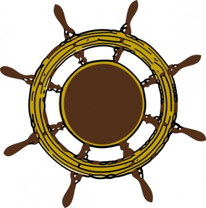 657 views Ship wheel free vector art download Free vector for free download ...