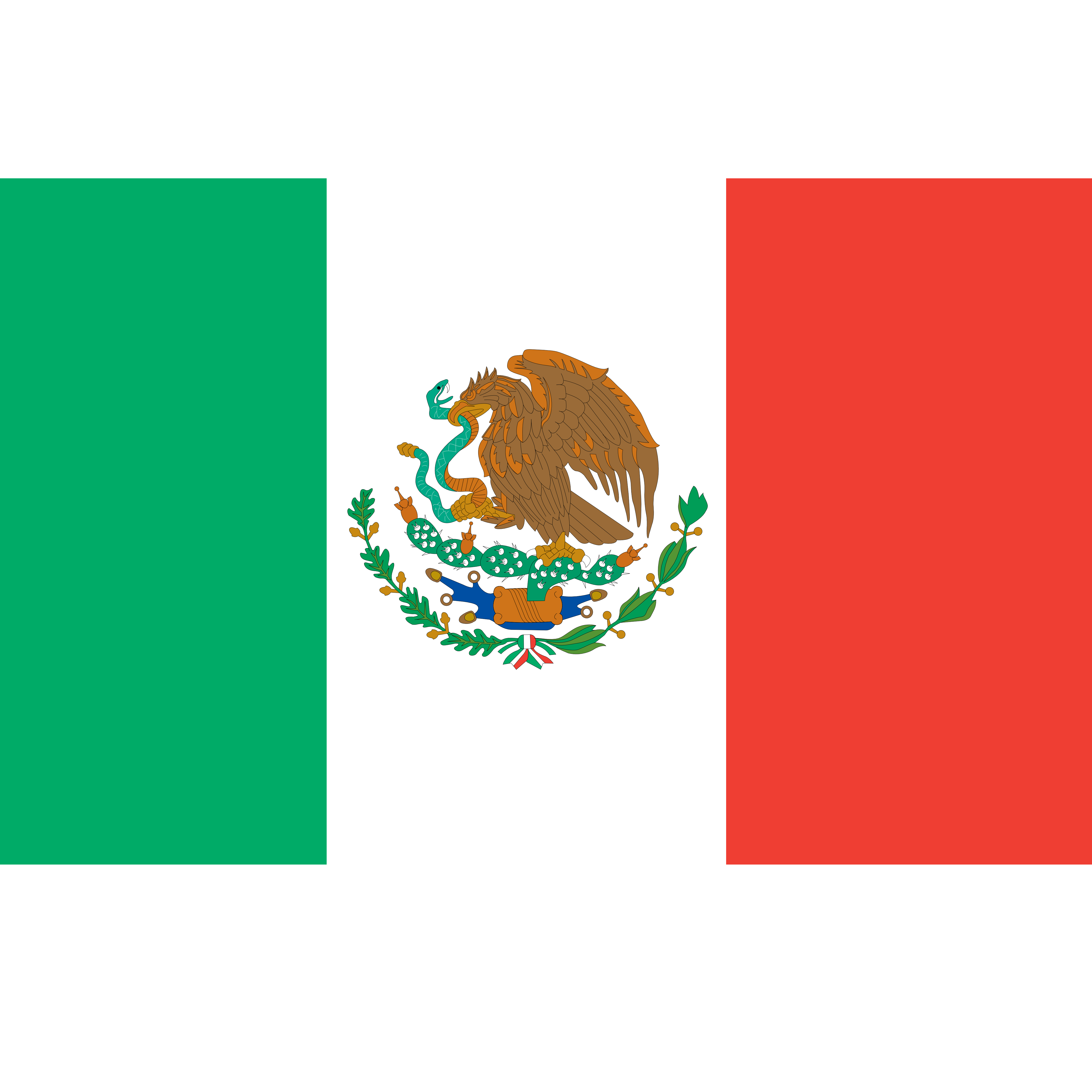 Mexican Flag Vector - ClipArt Best