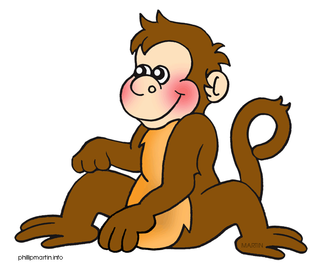 monkey reading clipart - photo #28