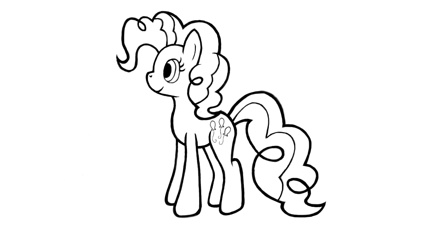 sad pinkie pie coloring pages - photo #21