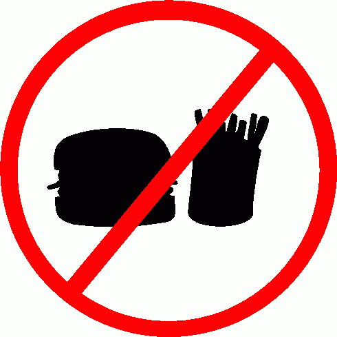 No Food Sign Clipart - ClipArt Best