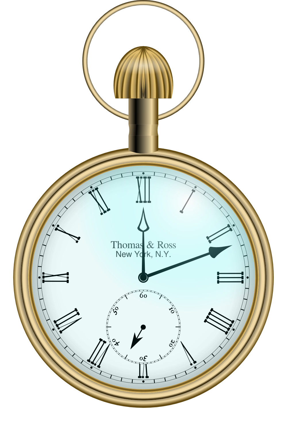 pocket watch clipart - photo #12