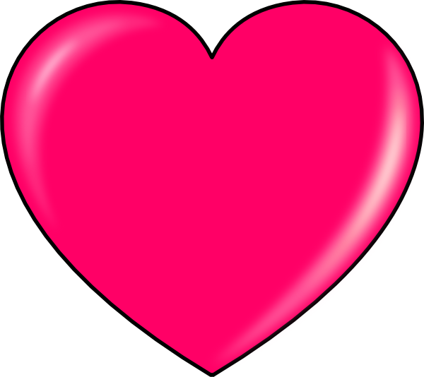 Secretlondon Pink Heart clip art - vector clip art online, royalty ...