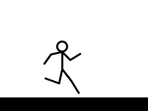 Running Stick Figures Clipart - Free to use Clip Art Resource