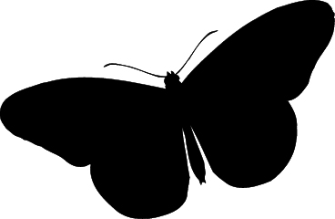 Butterfly Silhouette | Free Download Clip Art | Free Clip Art | on ...