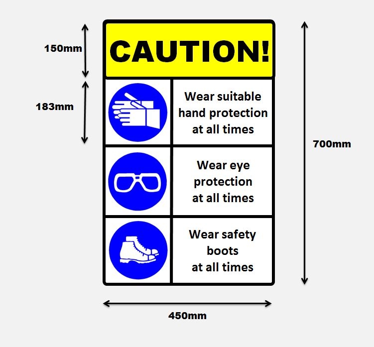 Workshop Hazard Board | - Signs | Traffic Management & Control Ltd