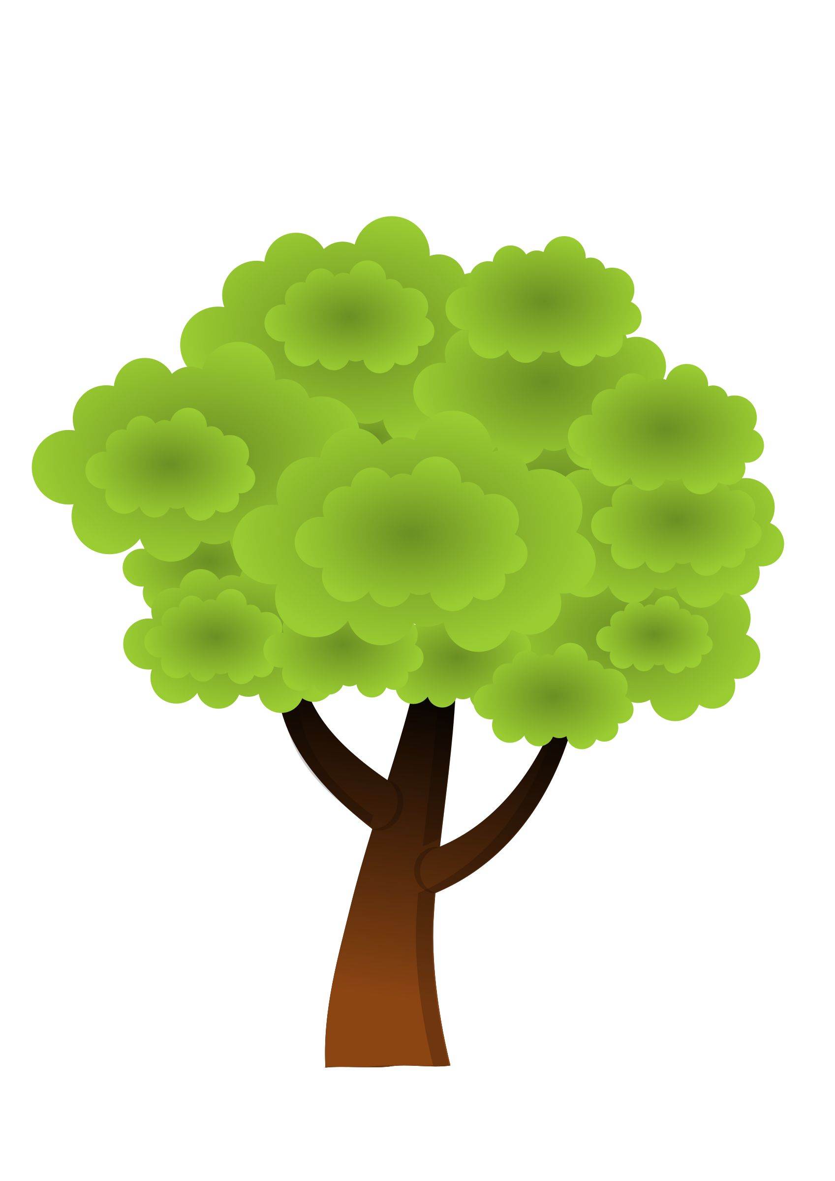 Clipart - A simple tree #2