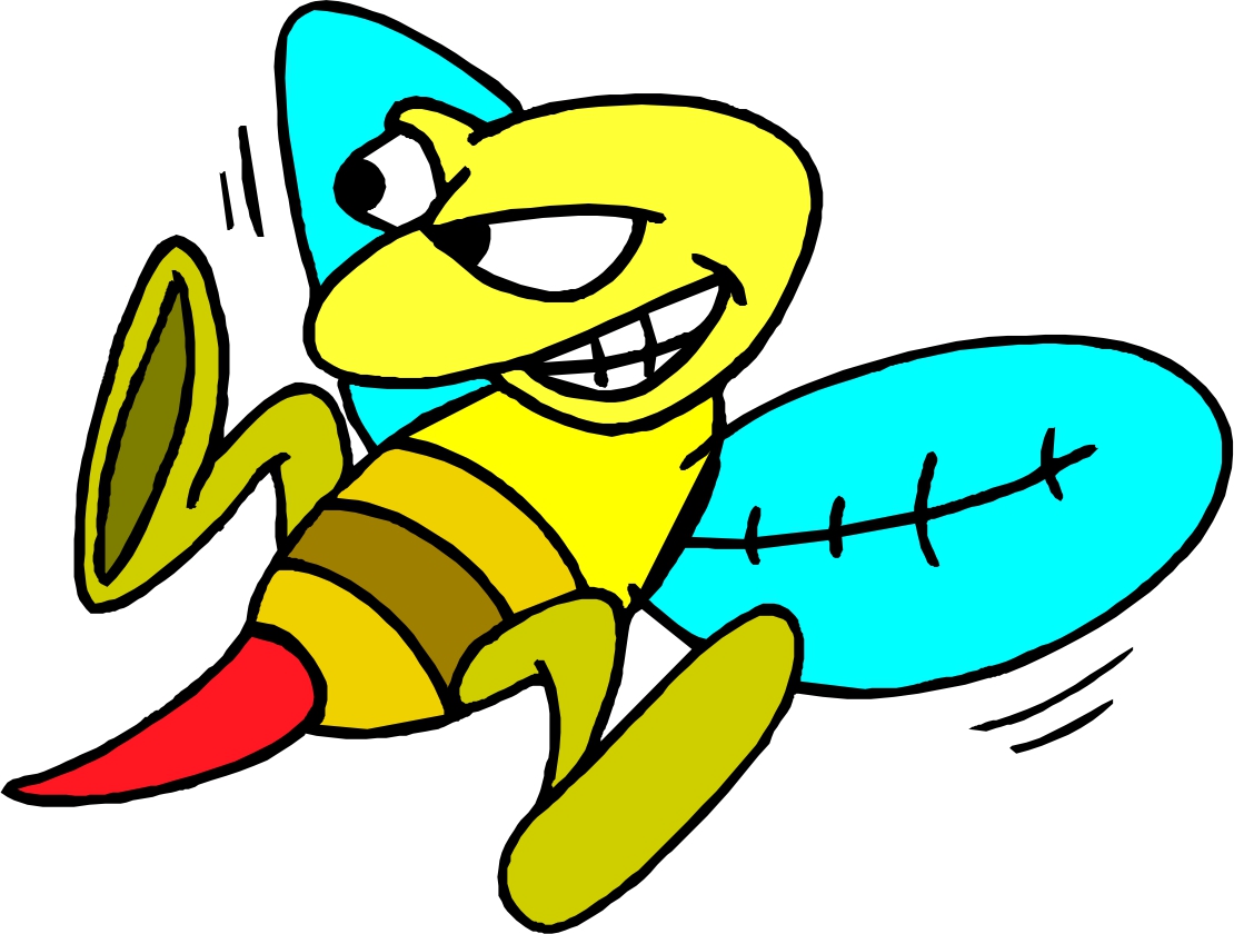 Cartoon Honey Bee