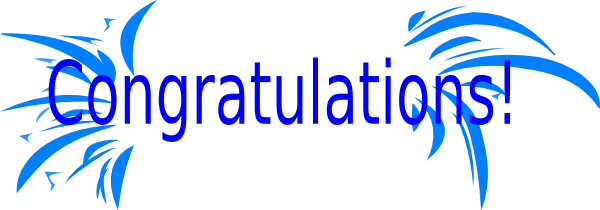 Free clipart congratulations