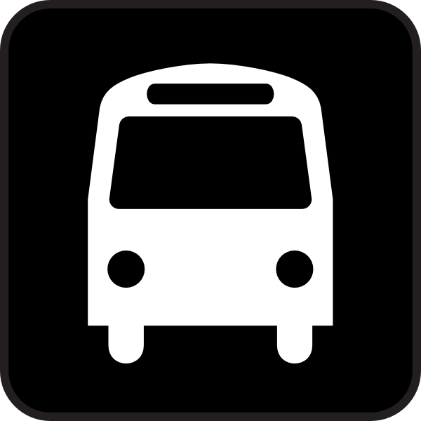 Map Symbols Bus Clip Art - vector clip art online ...