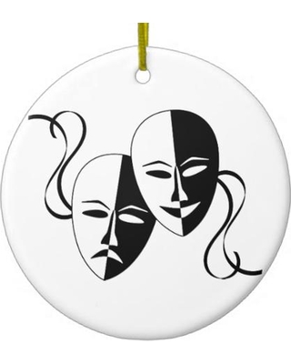 New Year Special: Comedy and Tragedy Theatre Masks/Faces Ceramic ...