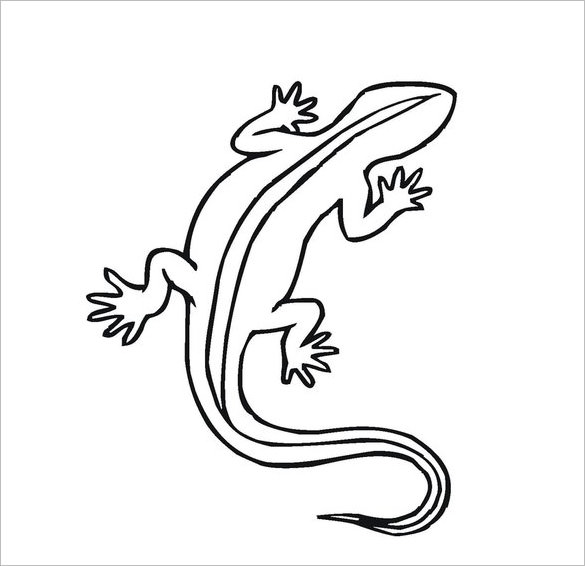 22+ Lizard Templates, Crafts & Colouring Pages | Free & Premium ...
