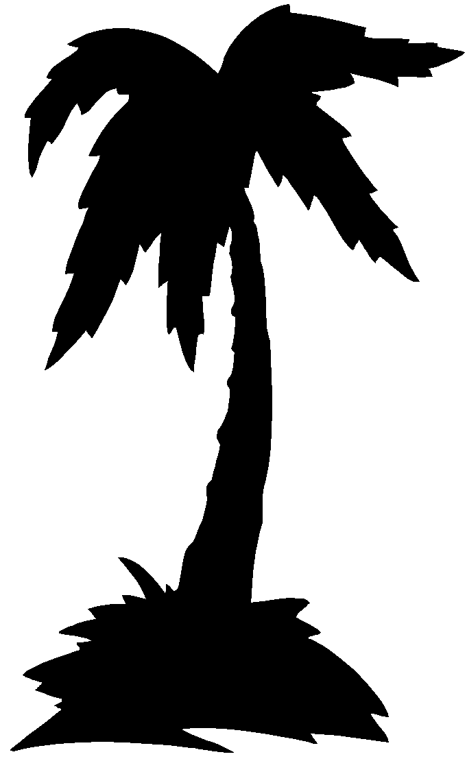 California Palm Tree Vector Outline ClipArt Best