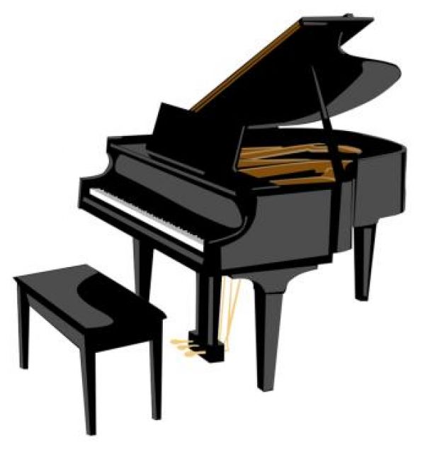 Grand Piano Clipart - Tumundografico