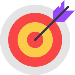 Bullseye Icon Flat - Icon Shop - Download free icons for ...