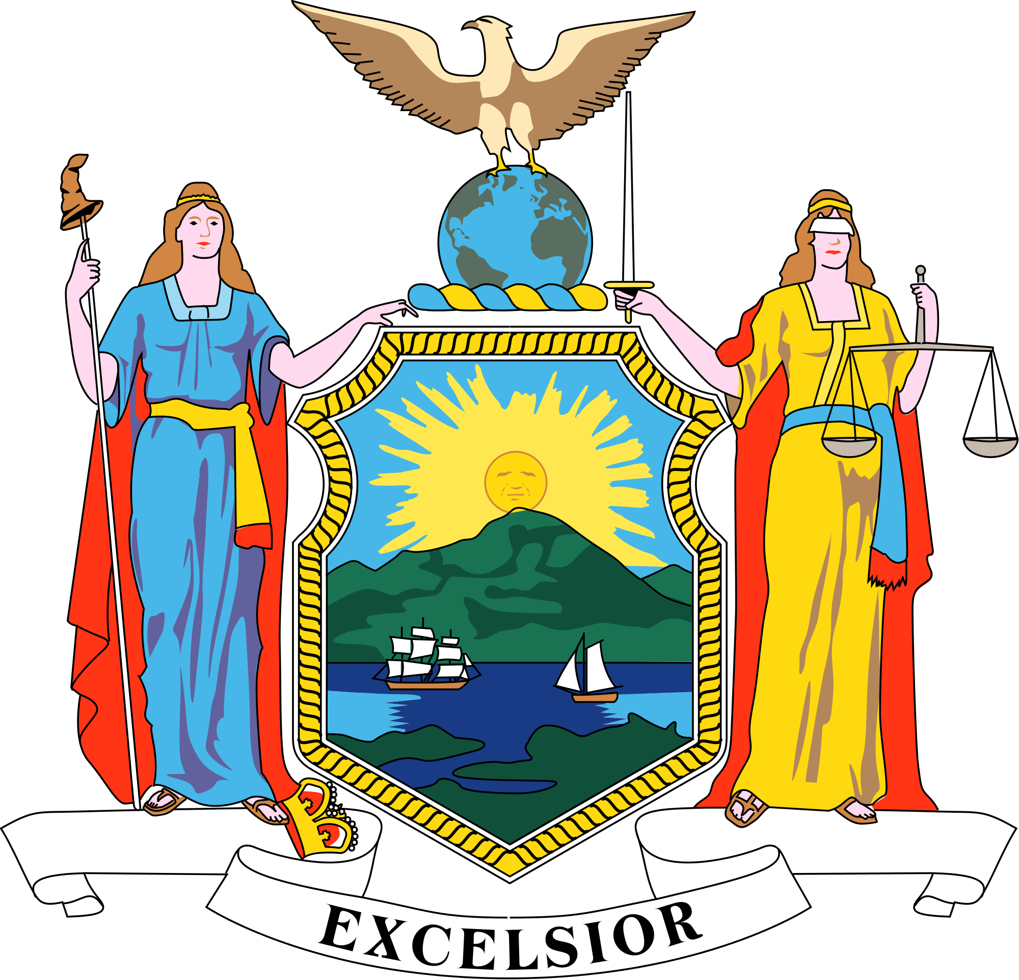 File:Coat of Arms of New York.svg