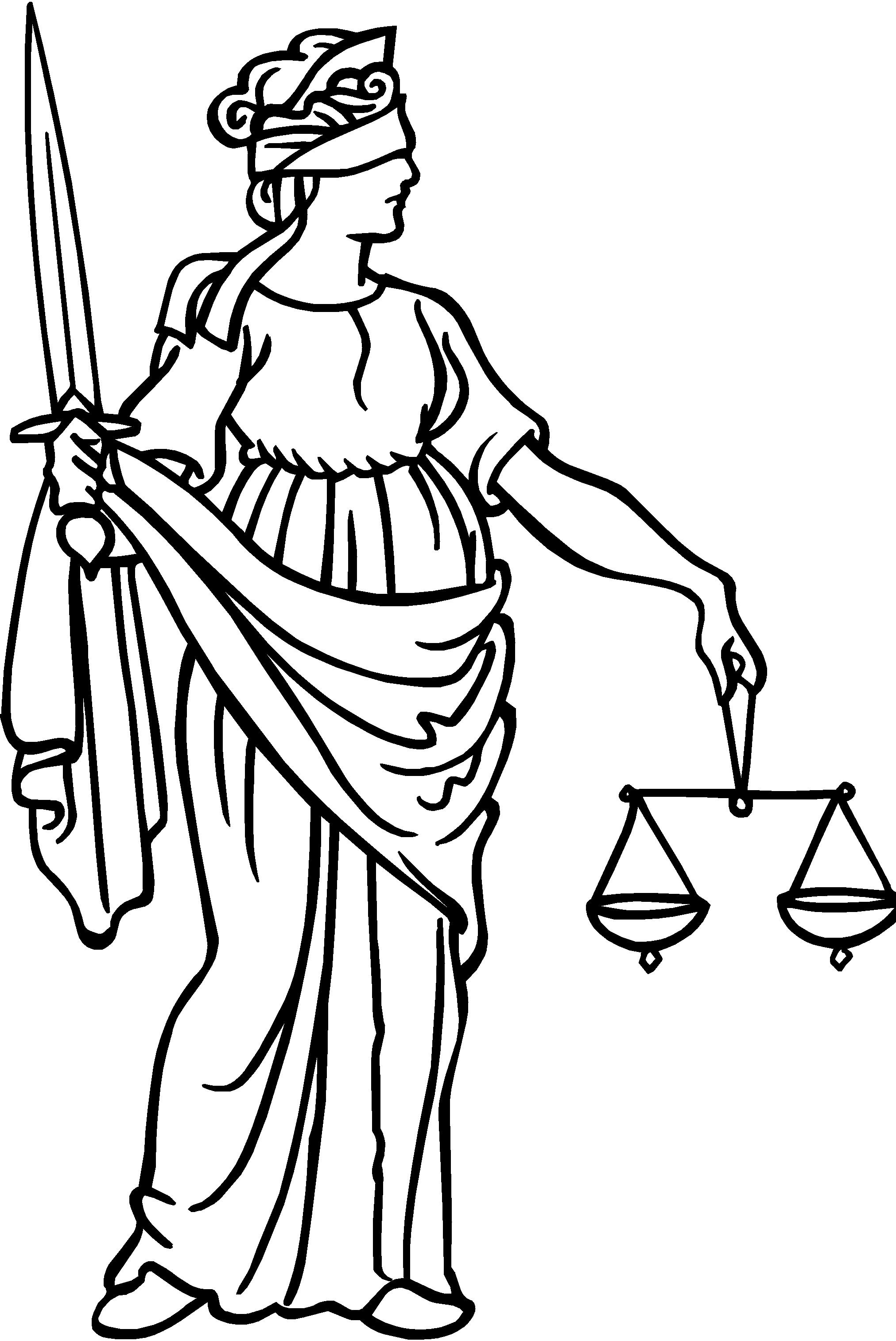 Statue Of Blind Justice - ClipArt Best