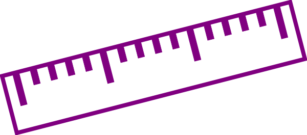 Purple Ruler Clip Art - vector clip art online ...