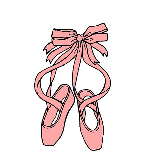 Ballerina Slippers Drawings - ClipArt Best