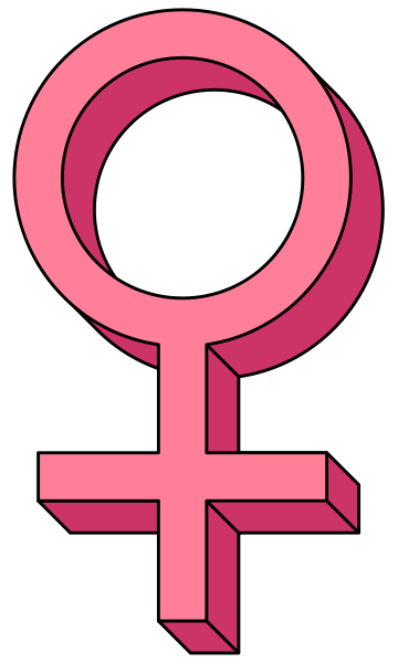 girl female pink feminist girl power feminism grrrl girl symbol ...