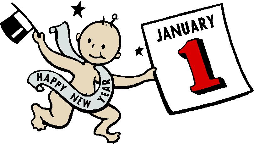 Baby New Year 2016 Clipart