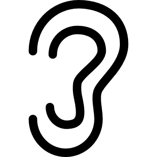 Ear outline Icons | Free Download
