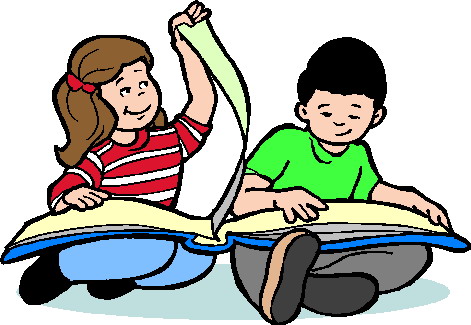 Reading Clip Art For Elementary School - Free ...
