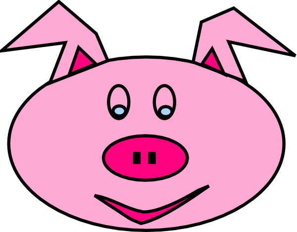 Pig Face Clip Art - Clipartion.com