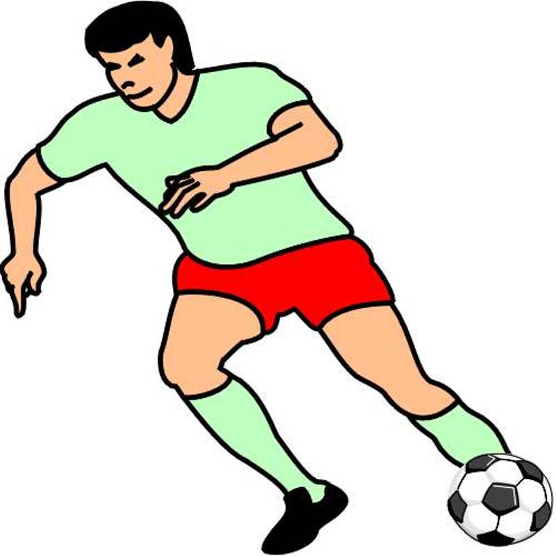 clipart playing soccer - photo #29
