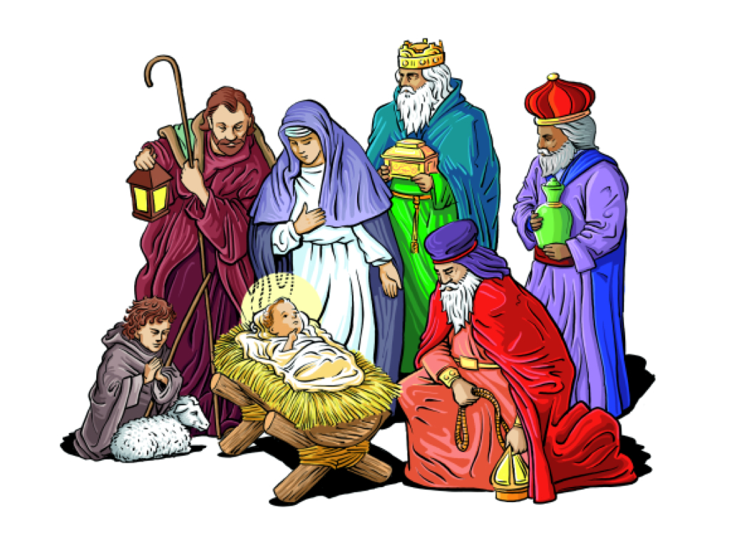 clip art christmas nativity scenes - photo #17