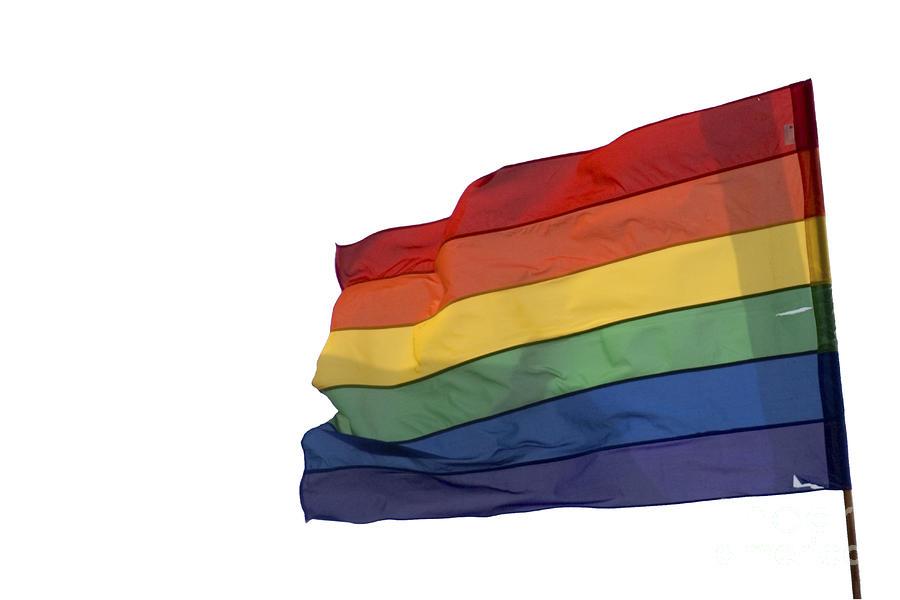 Gay Rainbow Flag Photograph by Ilan Rosen - Gay Rainbow Flag Fine ...