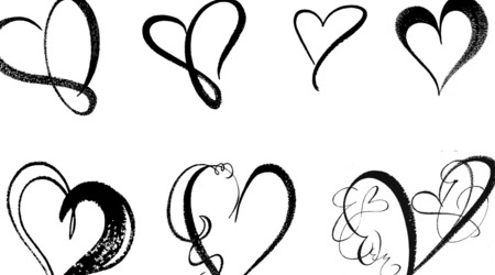 Cool Designs To Draw A Heart - ClipArt Best