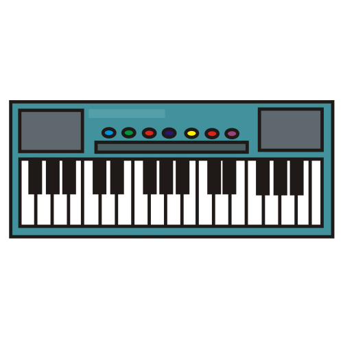 organ keyboard clipart - photo #2