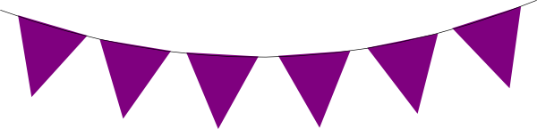 Purple Bunting clip art - vector clip art online, royalty free ...