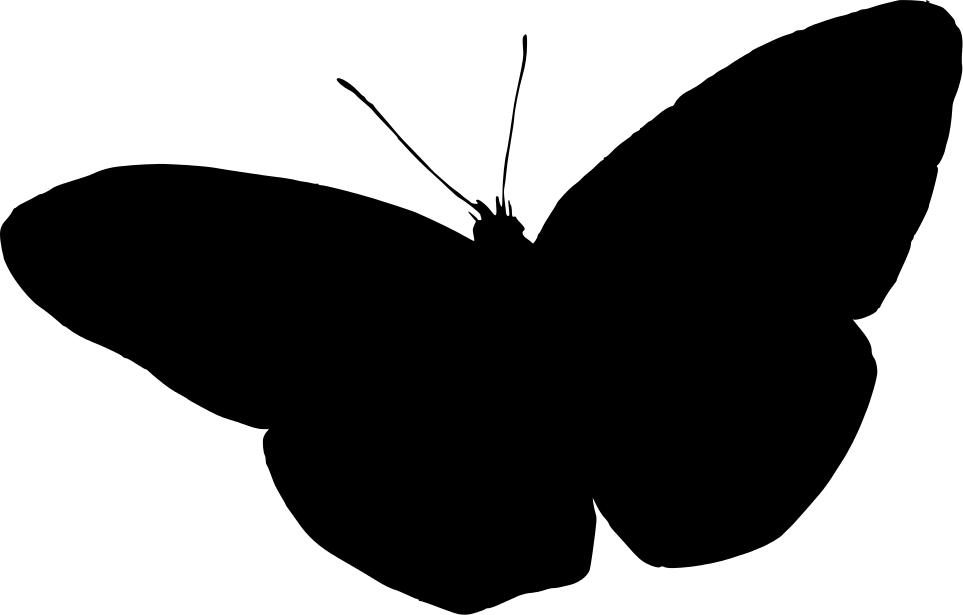 butterfly silhouette clip art free - photo #48