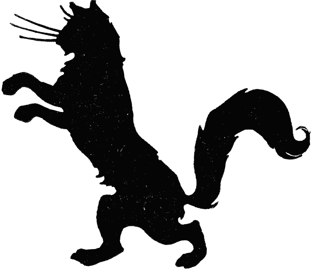 clipart image silhouette of a cat - photo #38