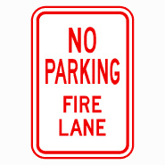 Official Parking Signs, No Parking Signs, Fire Lane Signs - First Sign