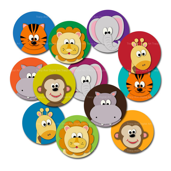 clipart of baby jungle animals - photo #28